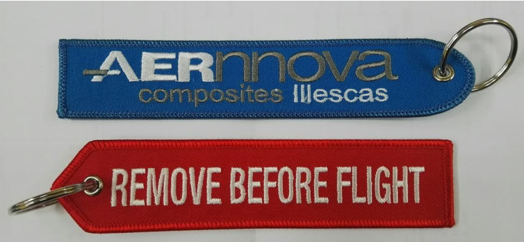 llaveros bordados personalizados